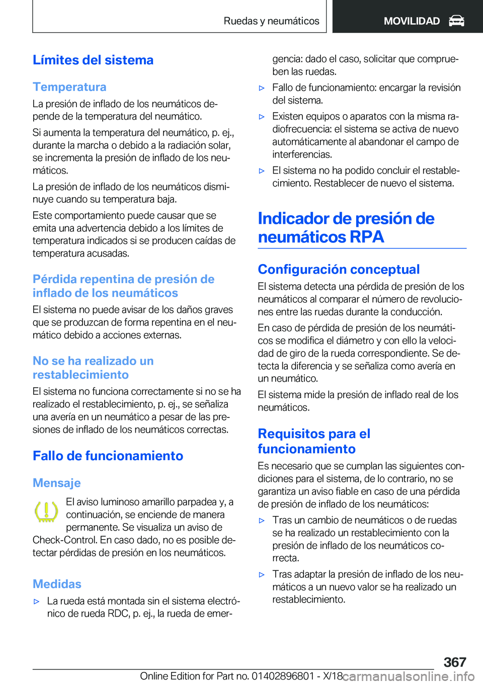 BMW 7 SERIES 2019  Manuales de Empleo (in Spanish) �L�