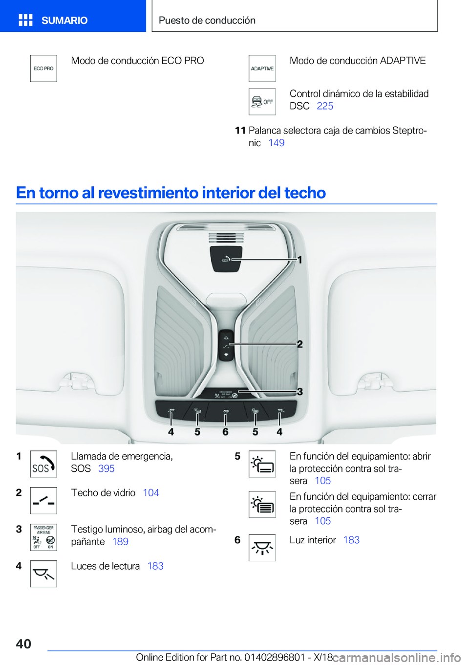 BMW 7 SERIES 2019  Manuales de Empleo (in Spanish) �M�o�d�o��d�e��c�o�n�d�u�c�c�i�