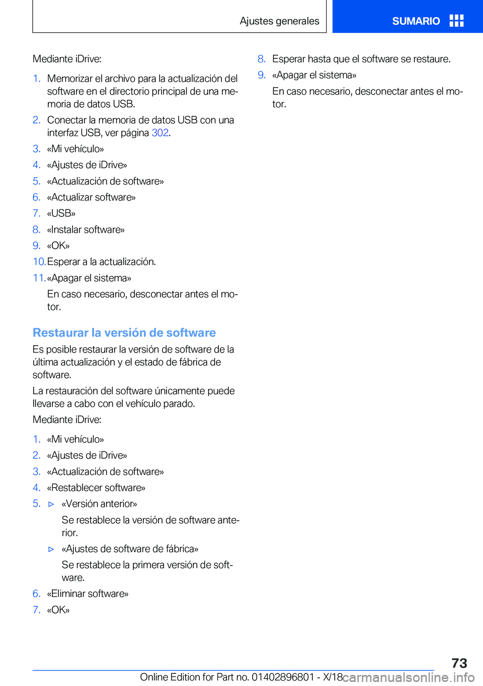 BMW 7 SERIES 2019  Manuales de Empleo (in Spanish) �M�e�d�i�a�n�t�e��i�D�r�i�v�e�:�1�.�M�e�m�o�r�i�z�a�r��e�l��a�r�c�h�i�v�o��p�a�r�a��l�a��a�c�t�u�a�l�i�z�a�c�i�
