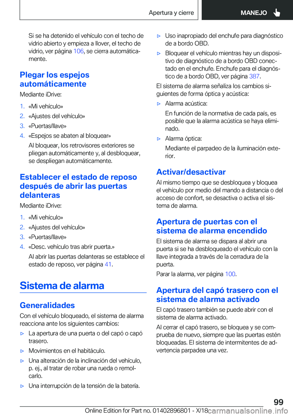 BMW 7 SERIES 2019  Manuales de Empleo (in Spanish) �S�i��s�e��h�a��d�e�t�e�n�i�d�o��e�l��v�e�h�