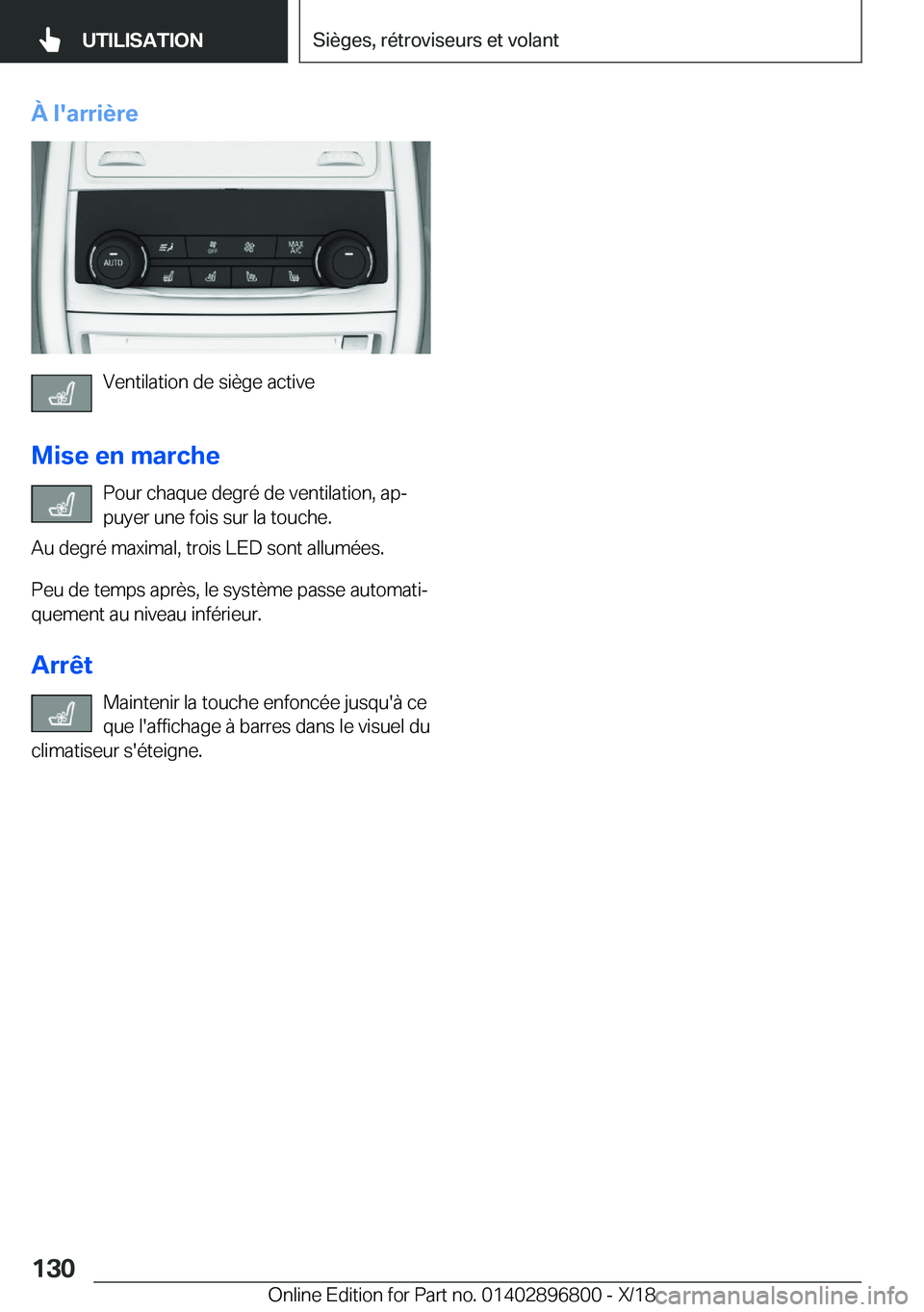 BMW 7 SERIES 2019  Notices Demploi (in French) �