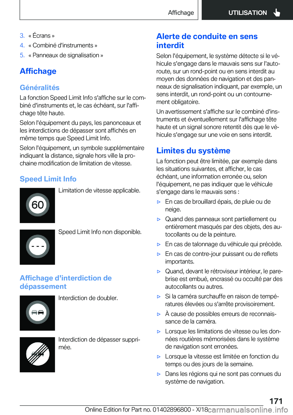 BMW 7 SERIES 2019  Notices Demploi (in French) �3�.�k��