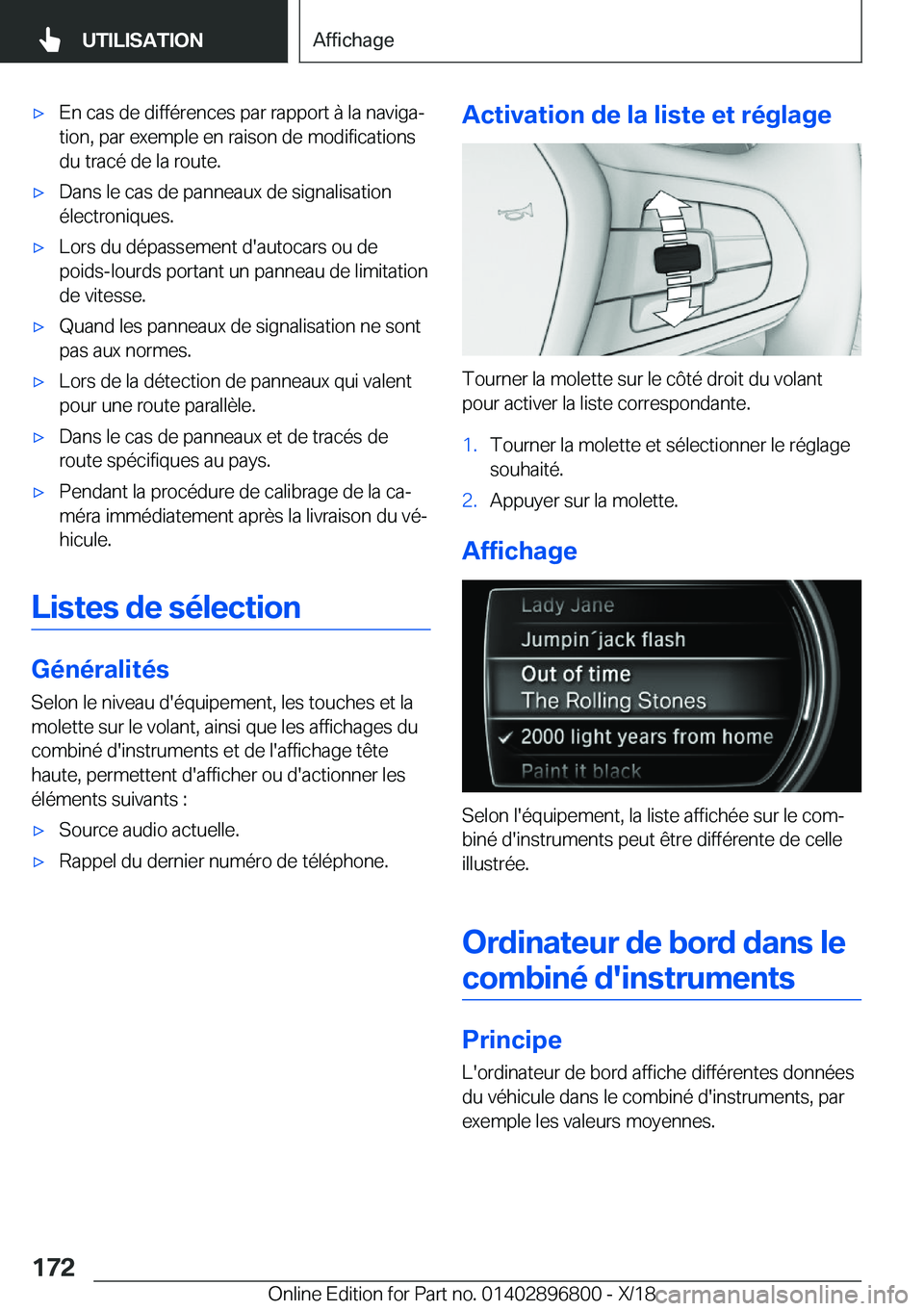 BMW 7 SERIES 2019  Notices Demploi (in French) 'x�E�n��c�a�s��d�e��d�i�f�f�é�r�e�n�c�e�s��p�a�r��r�a�p�p�o�r�t��