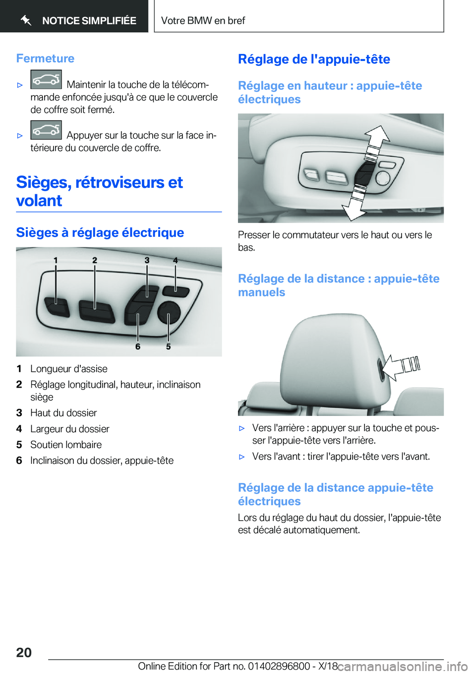 BMW 7 SERIES 2019  Notices Demploi (in French) �F�e�r�m�e�t�u�r�e'x���M�a�i�n�t�e�n�i�r��l�a��t�o�u�c�h�e��d�e��l�a��t�é�l�é�c�o�mj
�m�a�n�d�e��e�n�f�o�n�c�é�e��j�u�s�q�u�'�