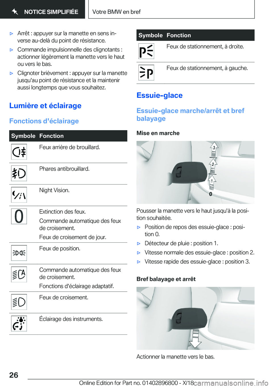 BMW 7 SERIES 2019  Notices Demploi (in French) 'x�A�r�r�ê�t��:��a�p�p�u�y�e�r��s�u�r��l�a��m�a�n�e�t�t�e��e�n��s�e�n�s��i�nj�v�e�r�s�e��a�u�-�d�e�l�