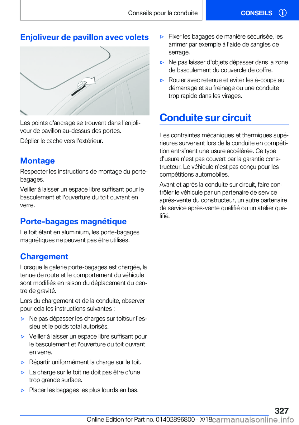 BMW 7 SERIES 2019  Notices Demploi (in French) �E�n�j�o�l�i�v�e�u�r��d�e��p�a�v�i�l�l�o�n��a�v�e�c��v�o�l�e�t�s
�L�e�s��p�o�i�n�t�s��d�'�a�n�c�r�a�g�e��s�e��t�r�o�u�v�e�n�t��d�a�n�s��l�'�e�n�j�o�l�ij�v�e�u�r��d�e��p�a�v�i�l�l�