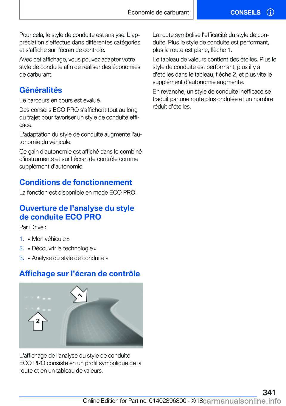 BMW 7 SERIES 2019  Notices Demploi (in French) �P�o�u�r��c�e�l�a�,��l�e��s�t�y�l�e��d�e��c�o�n�d�u�i�t�e��e�s�t��a�n�a�l�y�s�é�.��L�'�a�pj
�p�r�é�c�i�a�t�i�o�n��s�'�e�f�f�e�c�t�u�e��d�a�n�s��d�i�f�f�é�r�e�n�t�e�s��c�a�t�é�