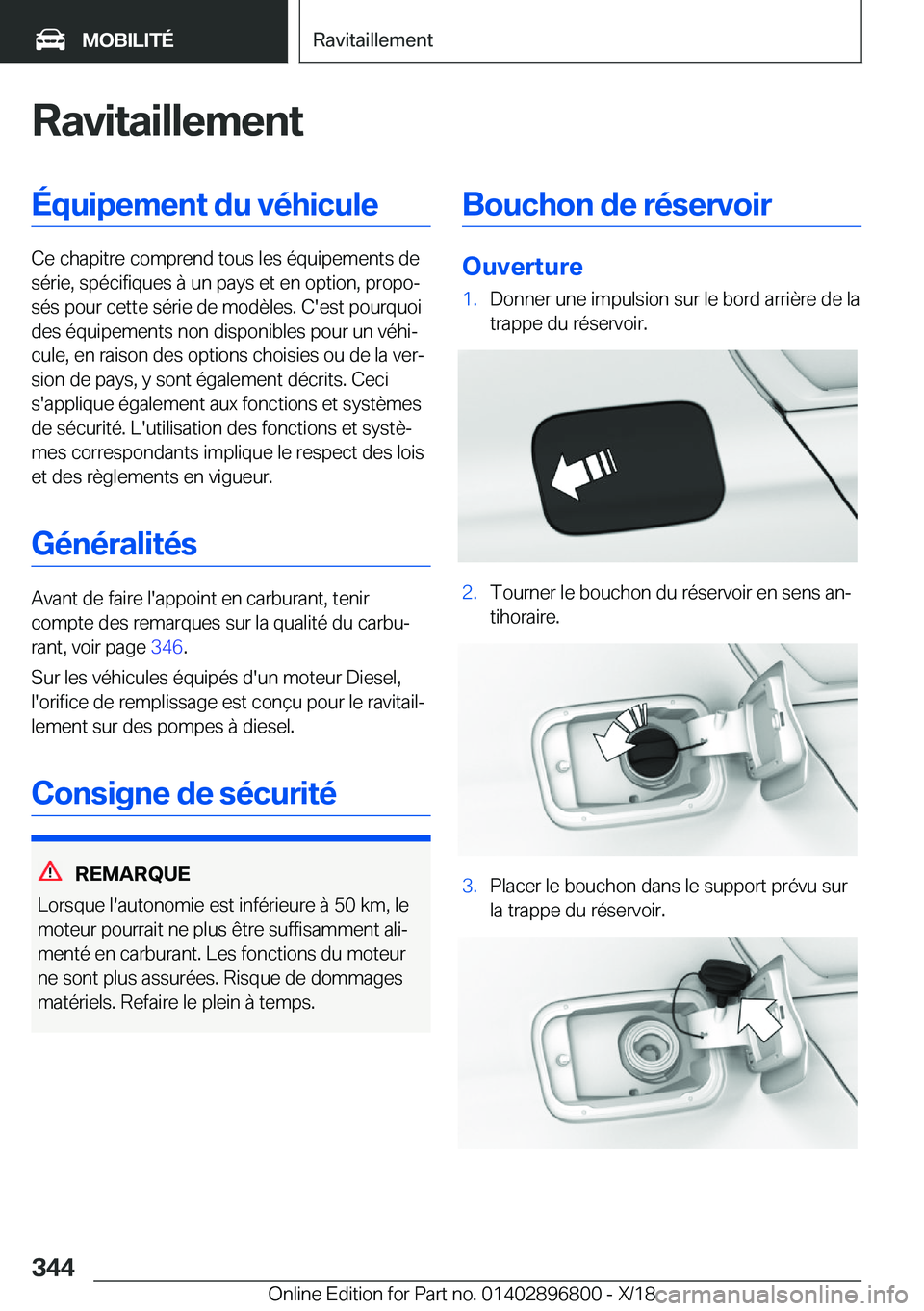 BMW 7 SERIES 2019  Notices Demploi (in French) �R�a�v�i�t�a�i�l�l�e�m�e�n�t�É�q�u�i�p�e�m�e�n�t��d�u��v�é�h�i�c�u�l�e
�C�e��c�h�a�p�i�t�r�e��c�o�m�p�r�e�n�d��t�o�u�s��l�e�s��é�q�u�i�p�e�m�e�n�t�s��d�e�s�é�r�i�e�,��s�p�é�c�i�f�i�q�u�e
