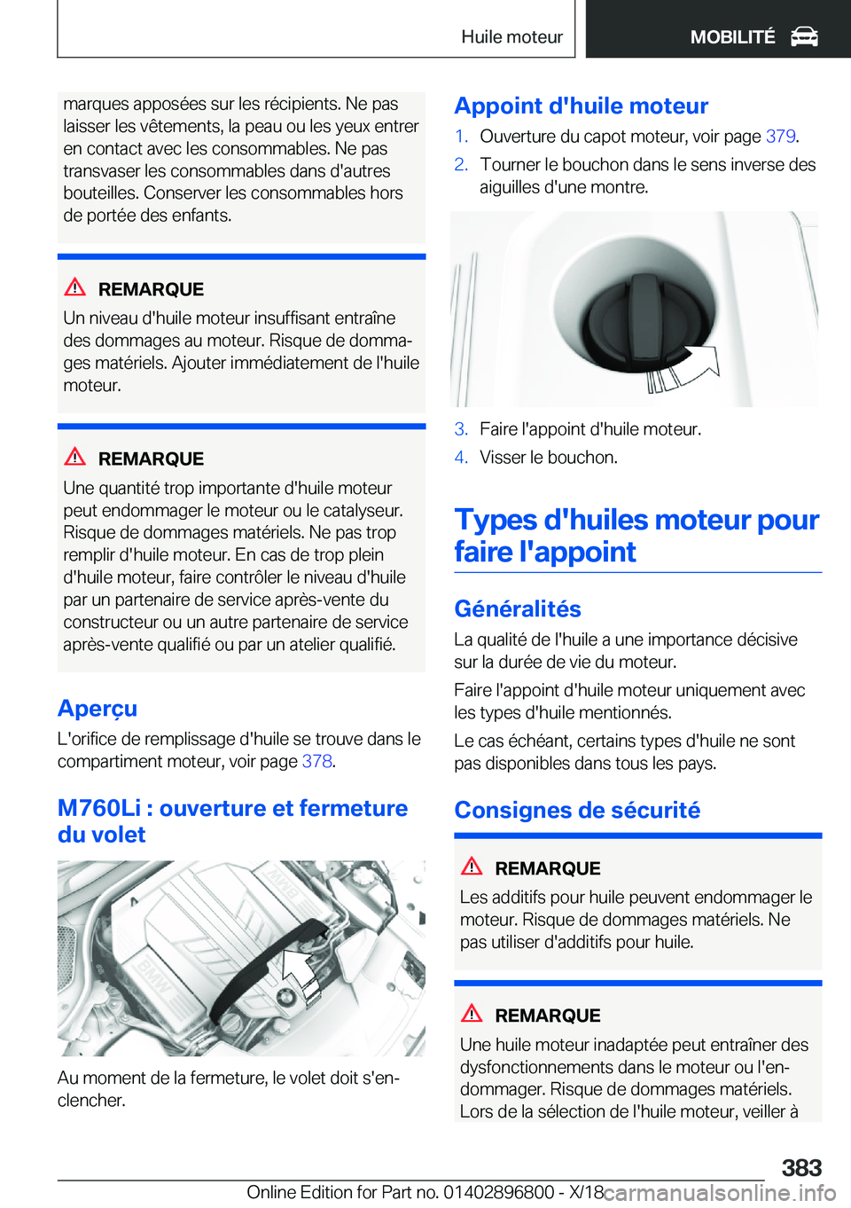 BMW 7 SERIES 2019  Notices Demploi (in French) �m�a�r�q�u�e�s��a�p�p�o�s�é�e�s��s�u�r��l�e�s��r�é�c�i�p�i�e�n�t�s�.��N�e��p�a�s�l�a�i�s�s�e�r��l�e�s��v�ê�t�e�m�e�n�t�s�,��l�a��p�e�a�u��o�u��l�e�s��y�e�u�x��e�n�t�r�e�r
�e�n��c�o�n