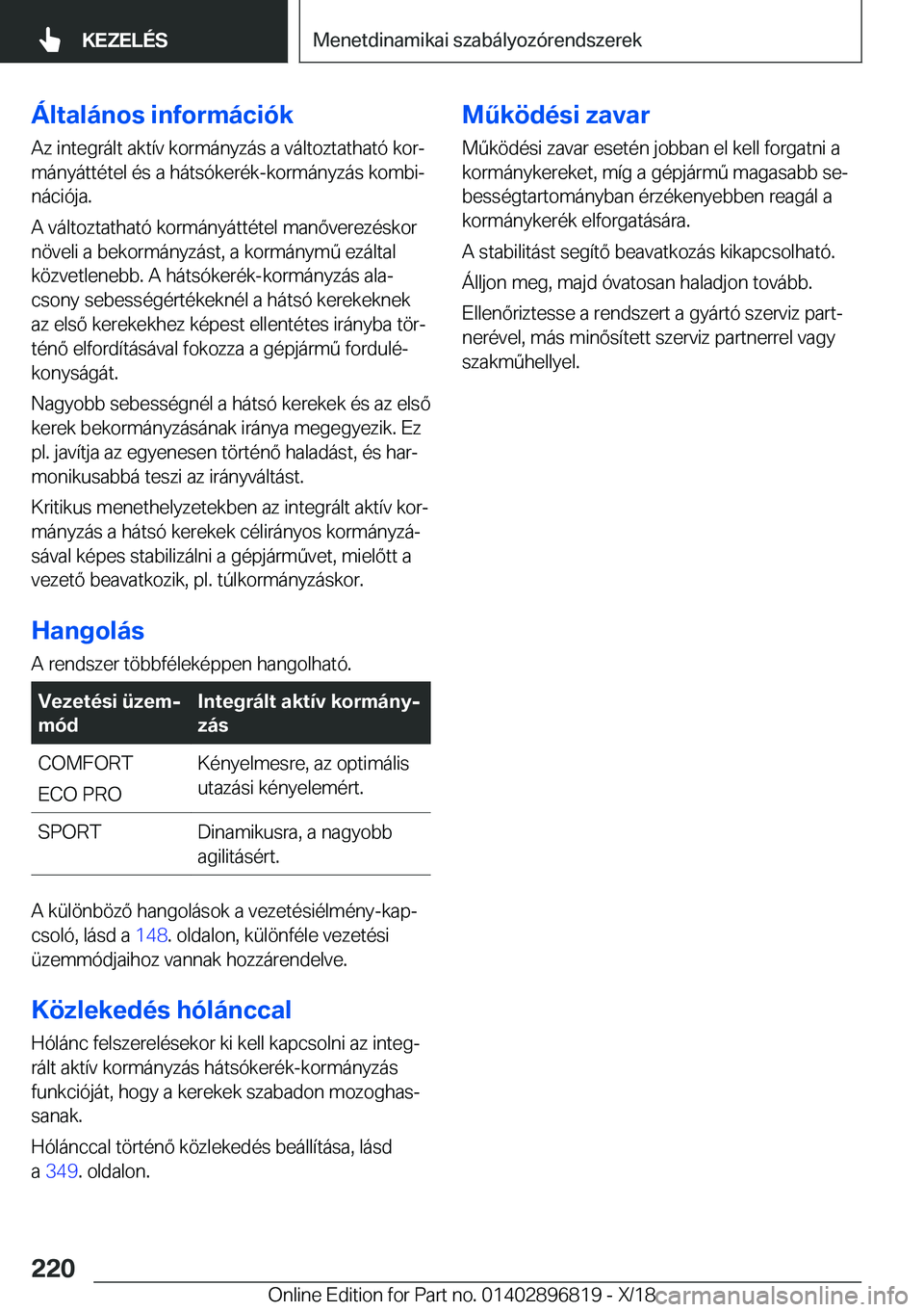 BMW 7 SERIES 2019  Kezelési útmutató (in Hungarian) �