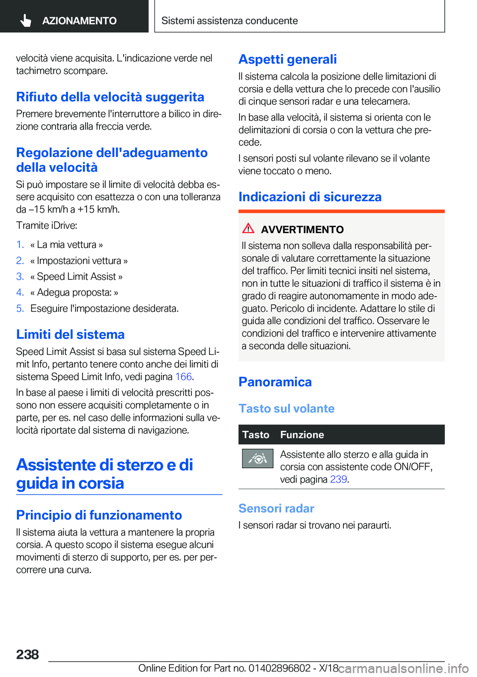 BMW 7 SERIES 2019  Libretti Di Uso E manutenzione (in Italian) �v�e�l�o�c�i�t�