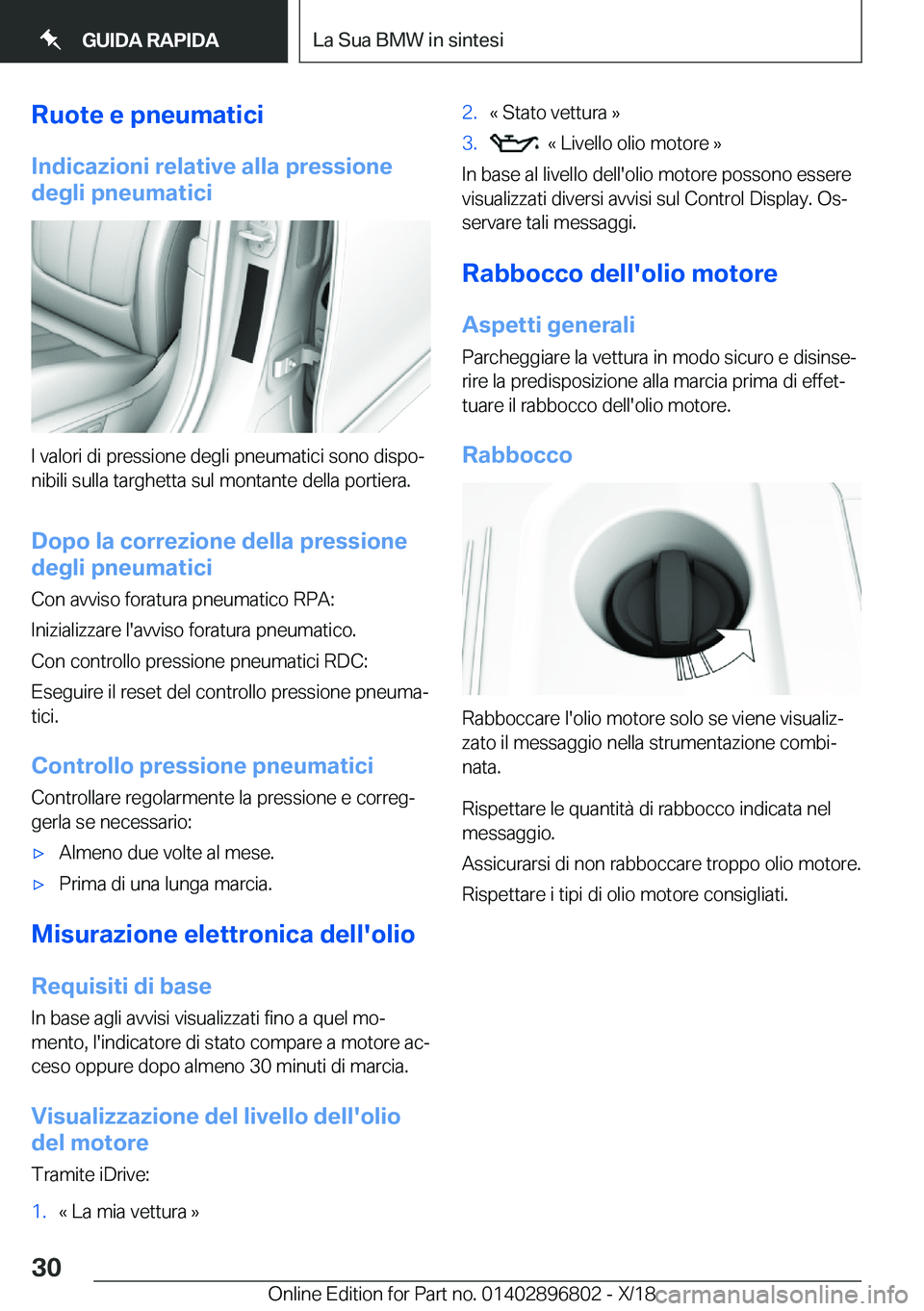BMW 7 SERIES 2019  Libretti Di Uso E manutenzione (in Italian) �R�u�o�t�e��e��p�n�e�u�m�a�t�i�c�i�I�n�d�i�c�a�z�i�o�n�i��r�e�l�a�t�i�v�e��a�l�l�a��p�r�e�s�s�i�o�n�e
�d�e�g�l�i��p�n�e�u�m�a�t�i�c�i
�I��v�a�l�o�r�i��d�i��p�r�e�s�s�i�o�n�e��d�e�g�l�i��p�n