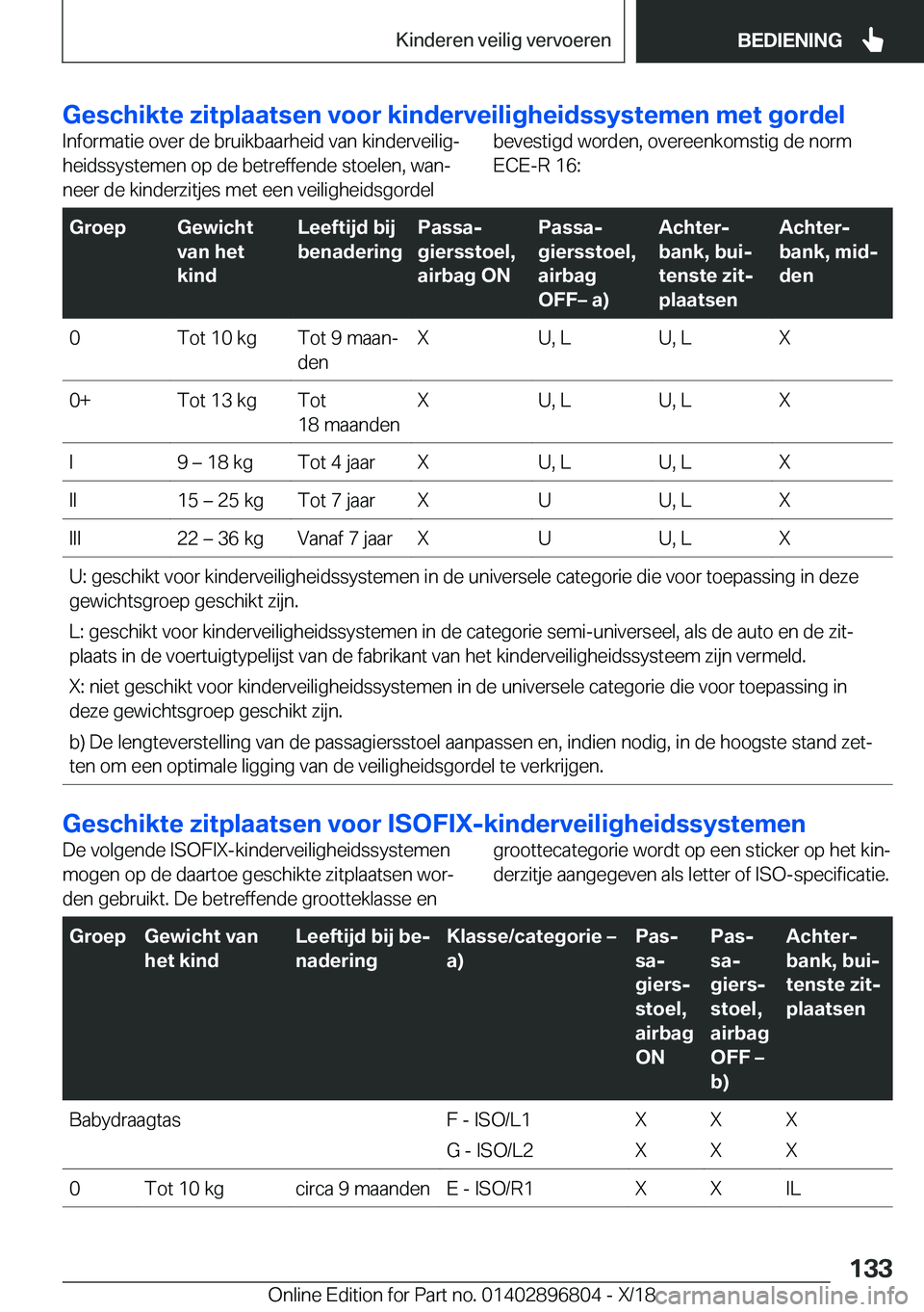 BMW 7 SERIES 2019  Instructieboekjes (in Dutch) �G�e�s�c�h�i�k�t�e��z�i�t�p�l�a�a�t�s�e�n��v�o�o�r��k�i�n�d�e�r�v�e�i�l�i�g�h�e�i�d�s�s�y�s�t�e�m�e�n��m�e�t��g�o�r�d�e�l�I�n�f�o�r�m�a�t�i�e��o�v�e�r��d�e��b�r�u�i�k�b�a�a�r�h�e�i�d��v�a�n�