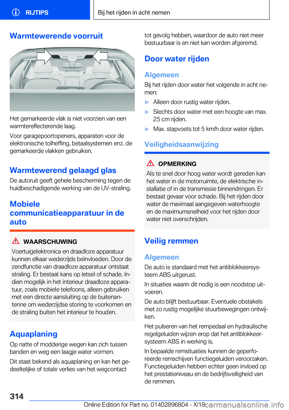 BMW 7 SERIES 2019  Instructieboekjes (in Dutch) �W�a�r�m�t�e�w�e�r�e�n�d�e��v�o�o�r�r�u�i�t
�H�e�t��g�e�m�a�r�k�e�e�r�d�e��v�l�a�k��i�s��n�i�e�t��v�o�o�r�z�i�e�n��v�a�n��e�e�n�w�a�r�m�t�e�r�e�f�l�e�c�t�e�r�e�n�d�e��l�a�a�g�.
�V�o�o�r��g�a