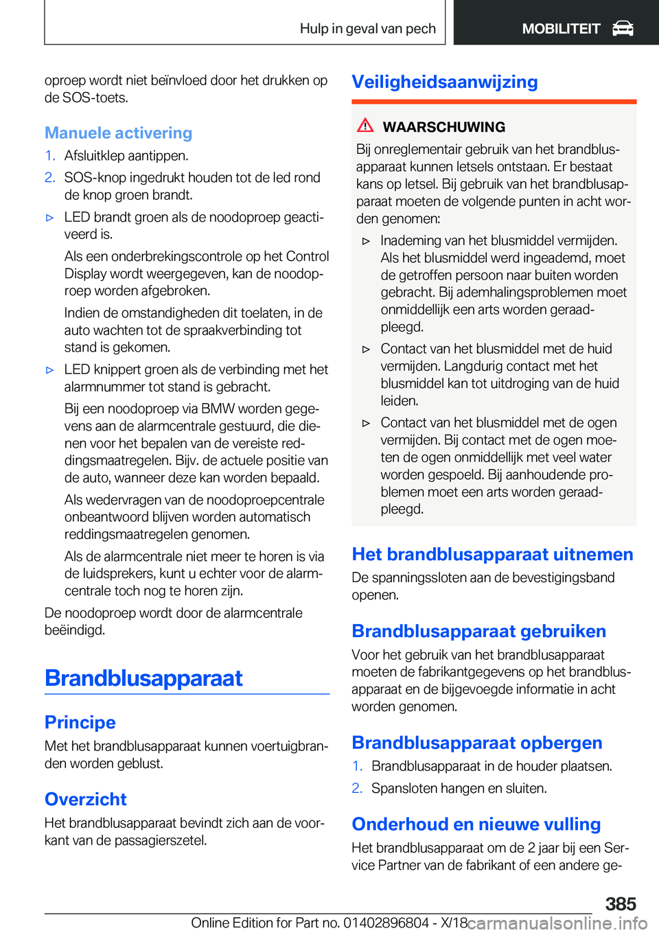 BMW 7 SERIES 2019  Instructieboekjes (in Dutch) �o�p�r�o�e�p��w�o�r�d�t��n�i�e�t��b�e�