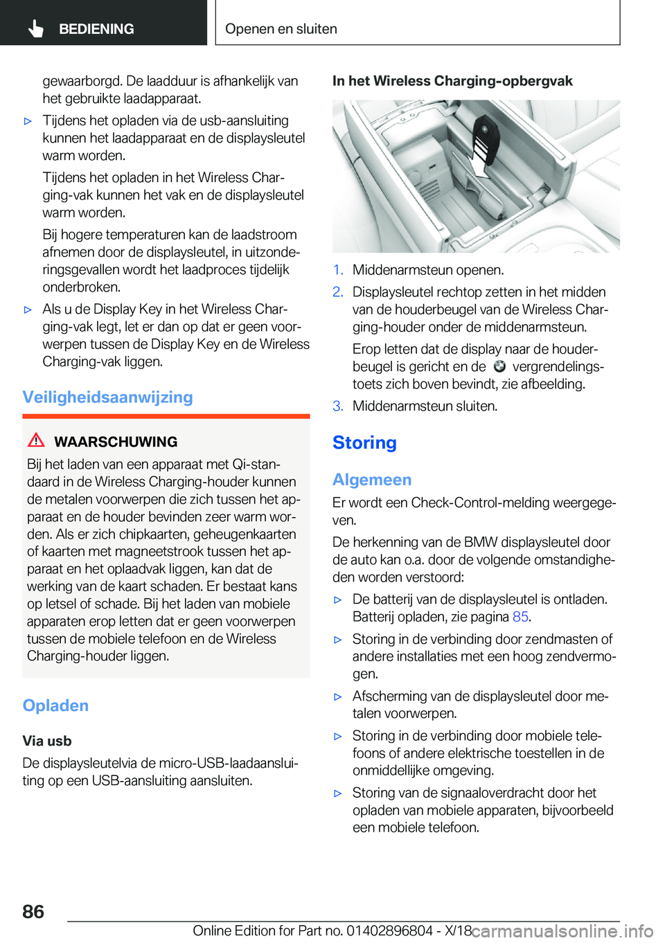 BMW 7 SERIES 2019  Instructieboekjes (in Dutch) �g�e�w�a�a�r�b�o�r�g�d�.��D�e��l�a�a�d�d�u�u�r��i�s��a�f�h�a�n�k�e�l�i�j�k��v�a�n
�h�e�t��g�e�b�r�u�i�k�t�e��l�a�a�d�a�p�p�a�r�a�a�t�.'x�T�i�j�d�e�n�s��h�e�t��o�p�l�a�d�e�n��v�i�a��d�e�