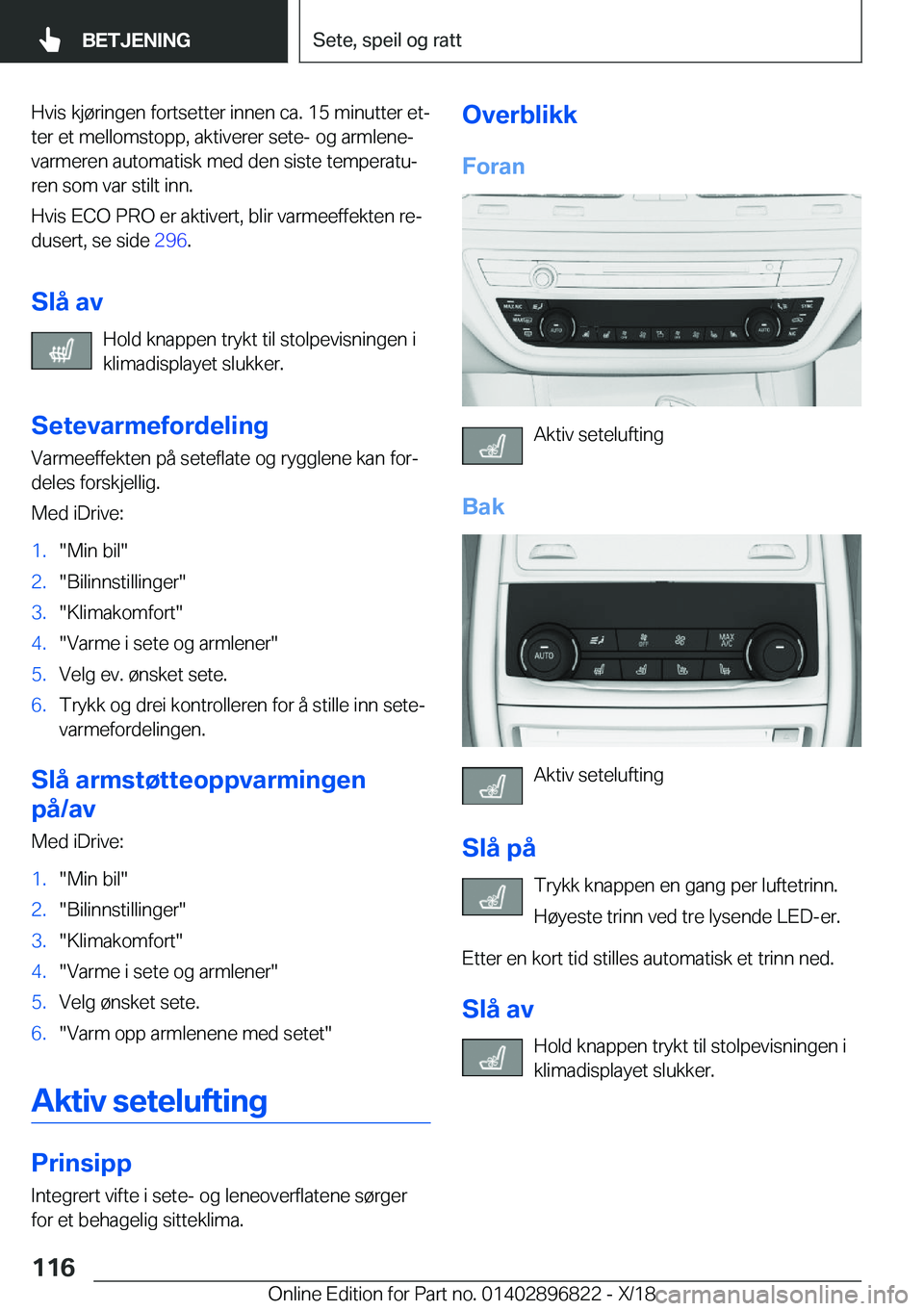 BMW 7 SERIES 2019  InstruksjonsbØker (in Norwegian) �H�v�i�s��k�j�