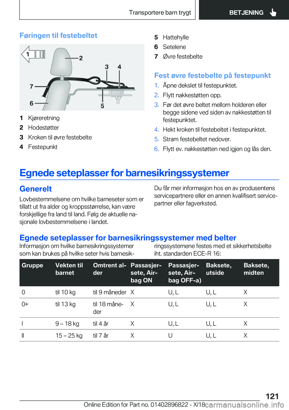 BMW 7 SERIES 2019  InstruksjonsbØker (in Norwegian) �F�