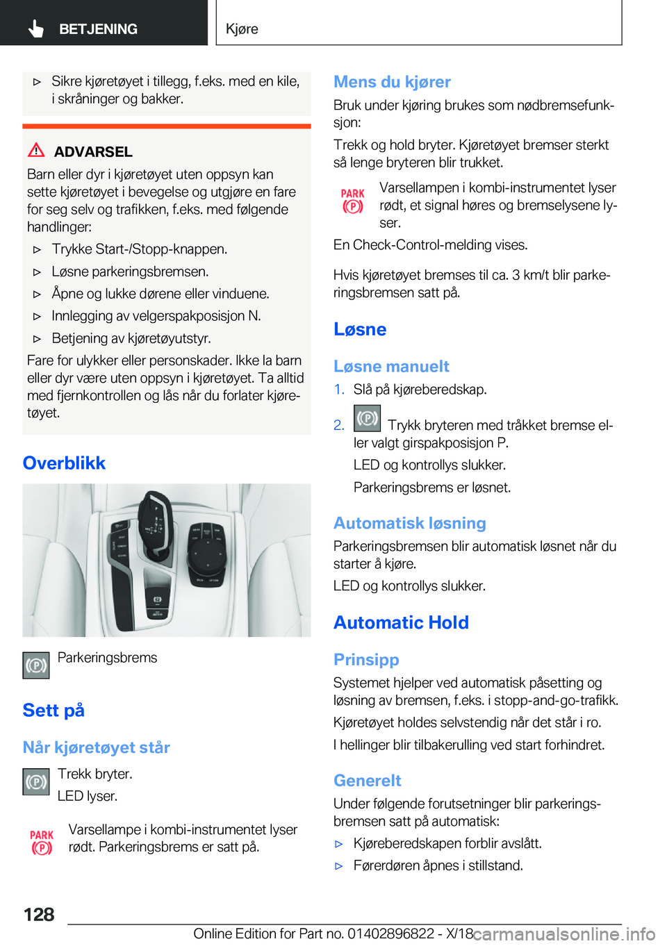 BMW 7 SERIES 2019  InstruksjonsbØker (in Norwegian) 'x�S�i�k�r�e��k�j�
