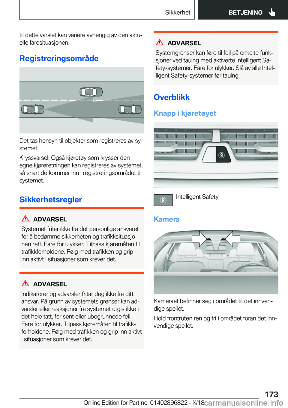 BMW 7 SERIES 2019  InstruksjonsbØker (in Norwegian) �t�i�l��d�e�t�t�e��v�a�r�s�l�e�t��k�a�n��v�a�r�i�e�r�e��a�v�h�e�n�g�i�g��a�v��d�e�n��a�k�t�uj
�e�l�l�e��f�a�r�e�s�i�t�u�a�s�j�o�n�e�n�.
�R�e�g�i�s�t�r�e�r�i�n�g�s�o�m�r�å�d�e
�D�e�t��t�a�s