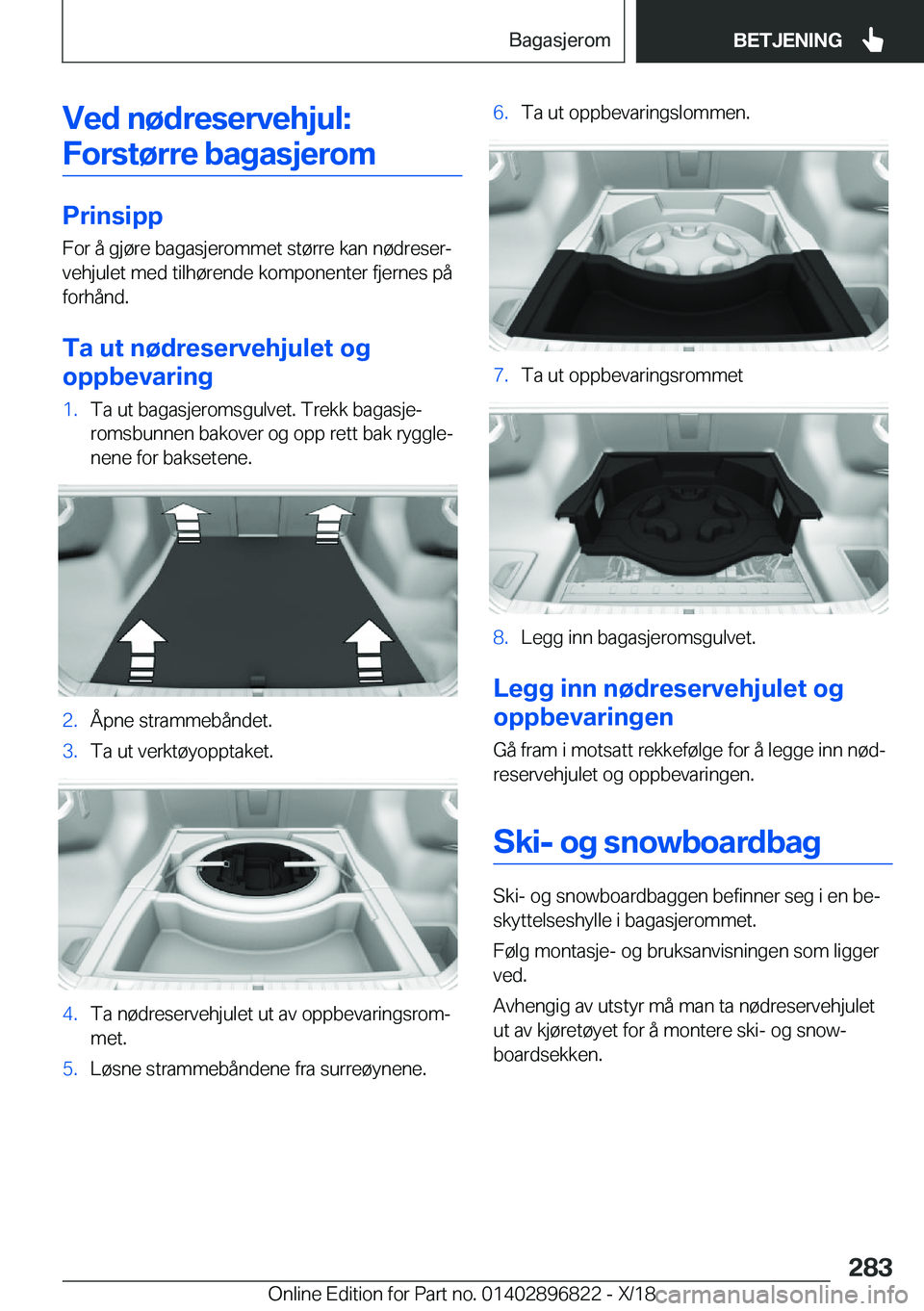 BMW 7 SERIES 2019  InstruksjonsbØker (in Norwegian) �V�e�d��n�