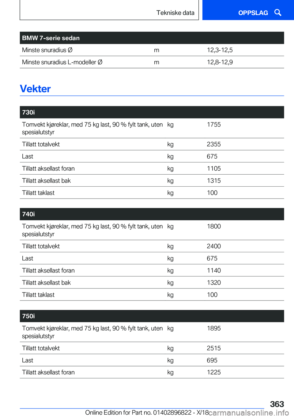 BMW 7 SERIES 2019  InstruksjonsbØker (in Norwegian) �B�M�W��7�-�s�e�r�i�e��s�e�d�a�n�M�i�n�s�t�e��s�n�u�r�a�d�i�u�s��
