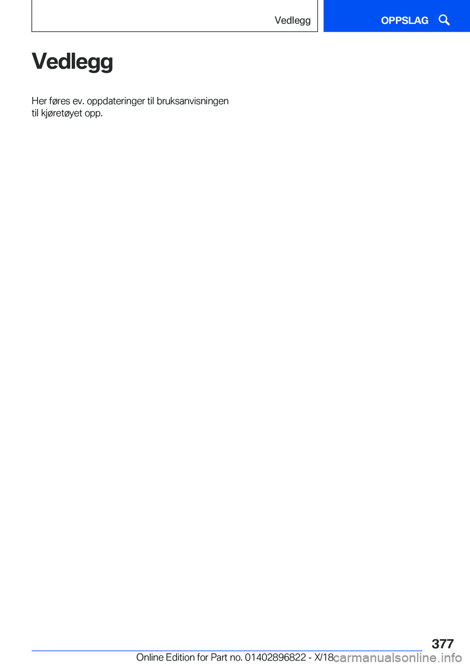 BMW 7 SERIES 2019  InstruksjonsbØker (in Norwegian) �V�e�d�l�e�g�g�H�e�r��f�