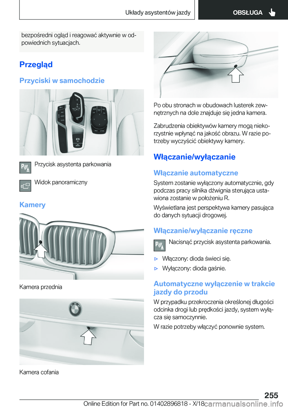 BMW 7 SERIES 2019  Instrukcja obsługi (in Polish) �b�e�z�p�o�r�e�d�n�i��o�g�l�