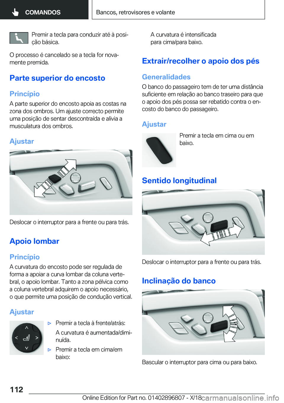 BMW 7 SERIES 2019  Manual do condutor (in Portuguese) �P�r�e�m�i�r��a��t�e�c�l�a��p�a�r�a��c�o�n�d�u�z�i�r��a�t�é��à��p�o�s�iª�