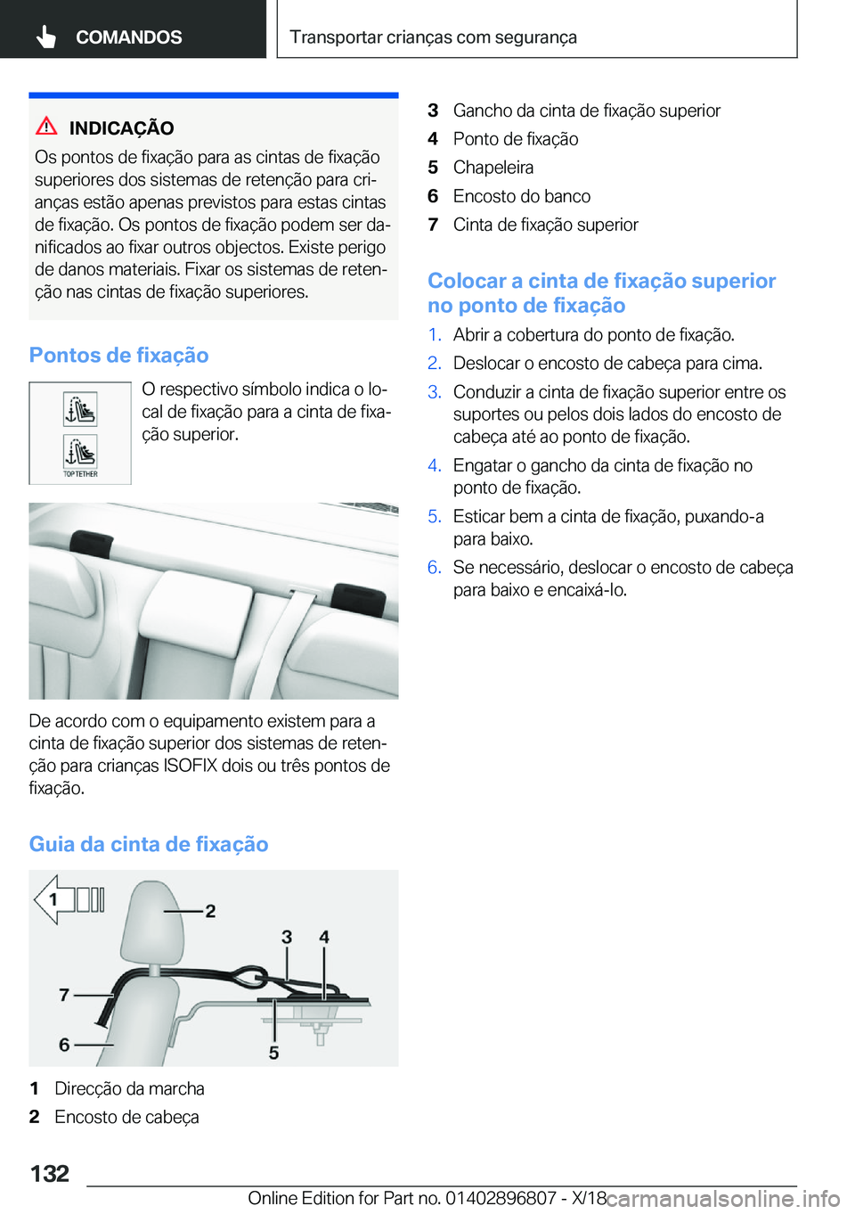 BMW 7 SERIES 2019  Manual do condutor (in Portuguese) �I�N�D�I�C�A�
