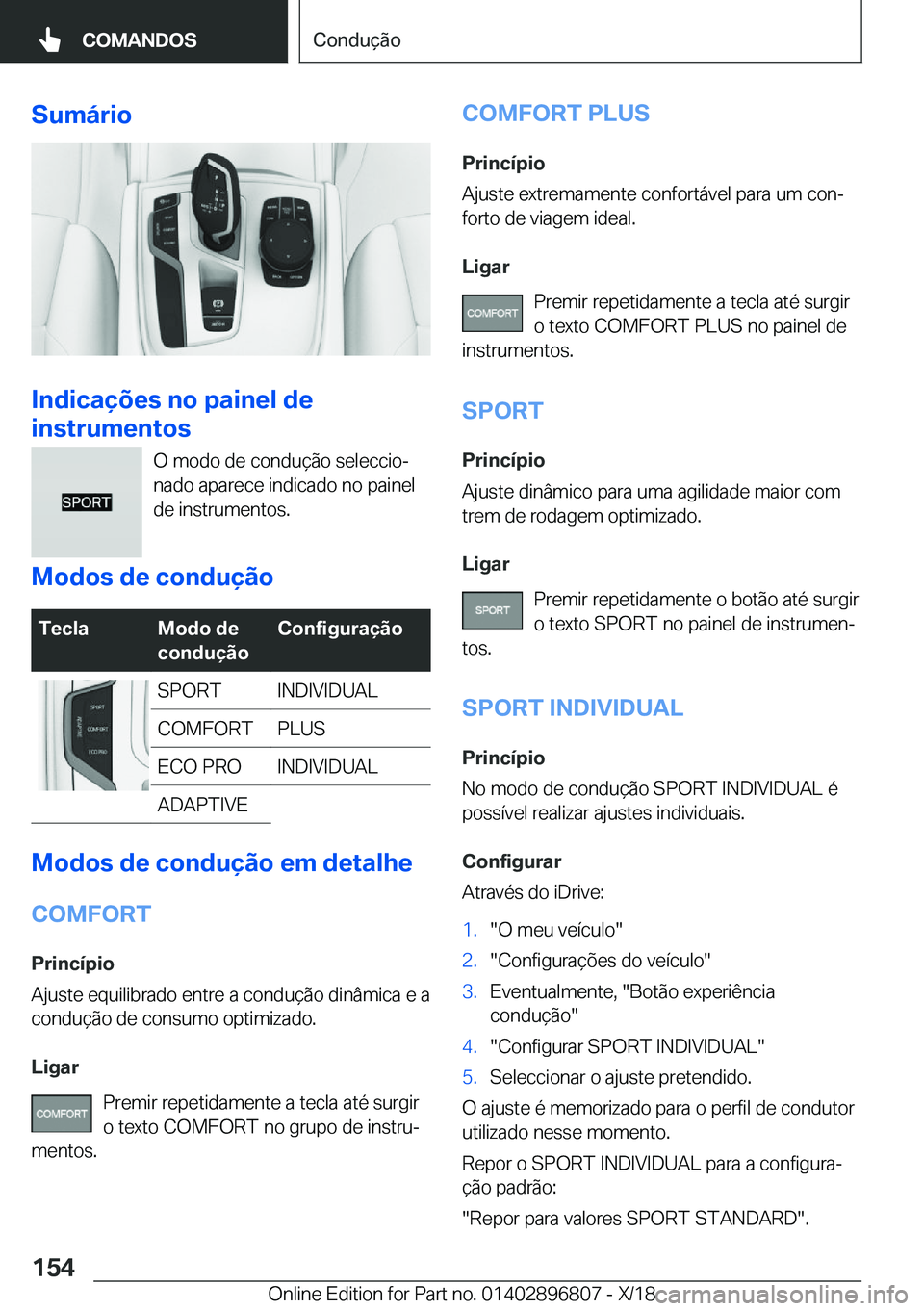 BMW 7 SERIES 2019  Manual do condutor (in Portuguese) �S�u�m�á�r�i�o
�I�n�d�i�c�a�