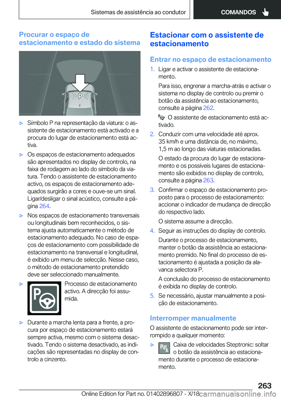 BMW 7 SERIES 2019  Manual do condutor (in Portuguese) �P�r�o�c�u�r�a�r��o��e�s�p�a�