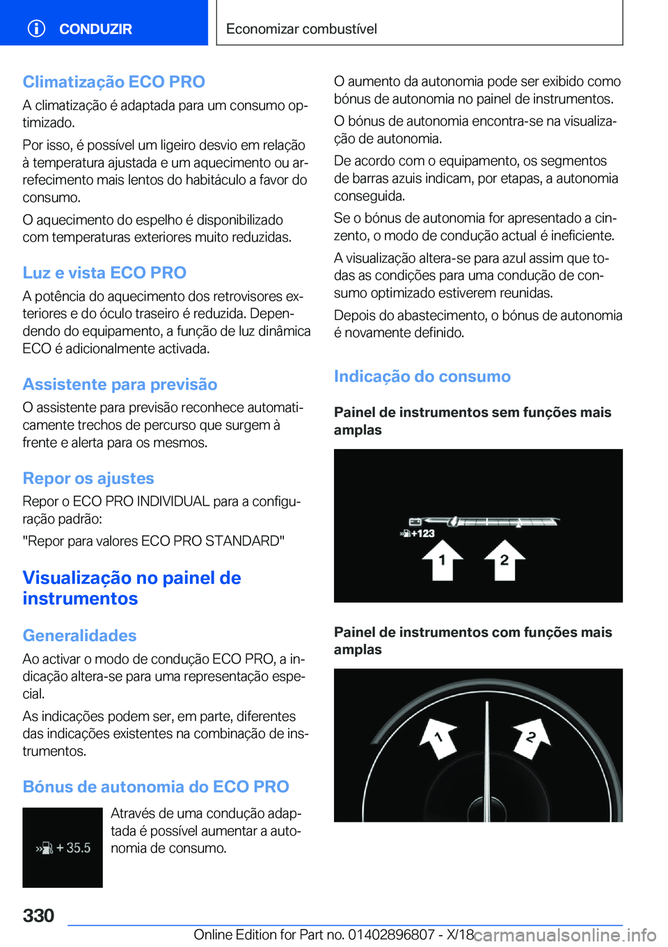 BMW 7 SERIES 2019  Manual do condutor (in Portuguese) �C�l�i�m�a�t�i�z�a�