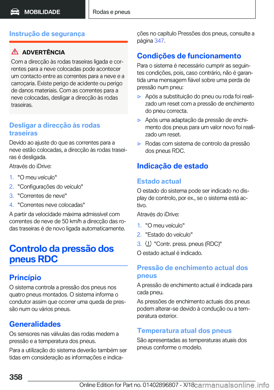 BMW 7 SERIES 2019  Manual do condutor (in Portuguese) �I�n�s�t�r�u�