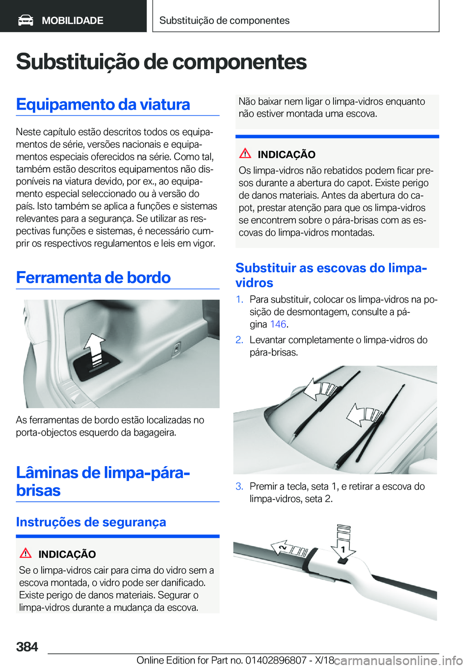 BMW 7 SERIES 2019  Manual do condutor (in Portuguese) �S�u�b�s�t�i�t�u�i�