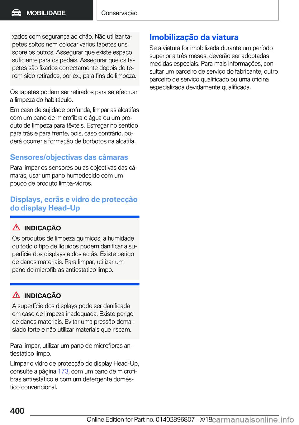 BMW 7 SERIES 2019  Manual do condutor (in Portuguese) �x�a�d�o�s��c�o�m��s�e�g�u�r�a�n�