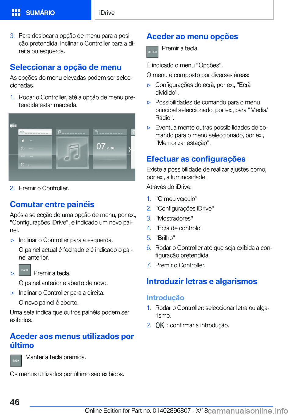 BMW 7 SERIES 2019  Manual do condutor (in Portuguese) �3�.�P�a�r�a��d�e�s�l�o�c�a�r��a��o�p�
