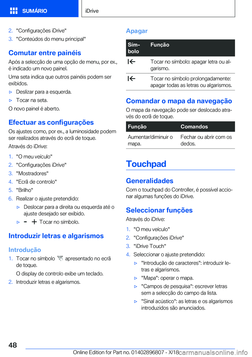 BMW 7 SERIES 2019  Manual do condutor (in Portuguese) �2�.��C�o�n�f�i�g�u�r�a�