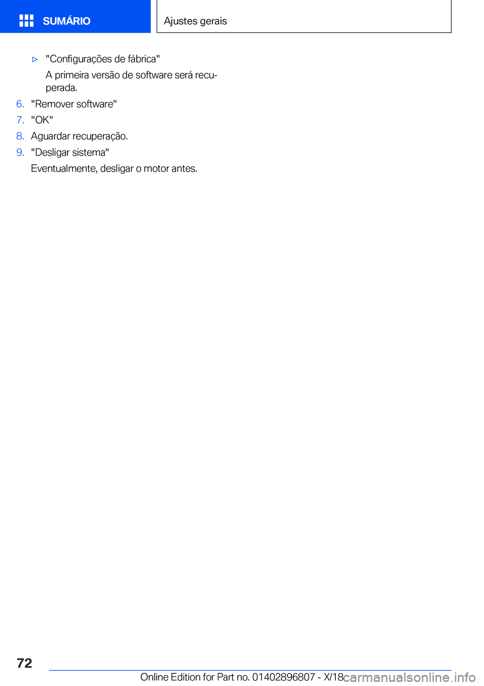 BMW 7 SERIES 2019  Manual do condutor (in Portuguese) 'x��C�o�n�f�i�g�u�r�a�