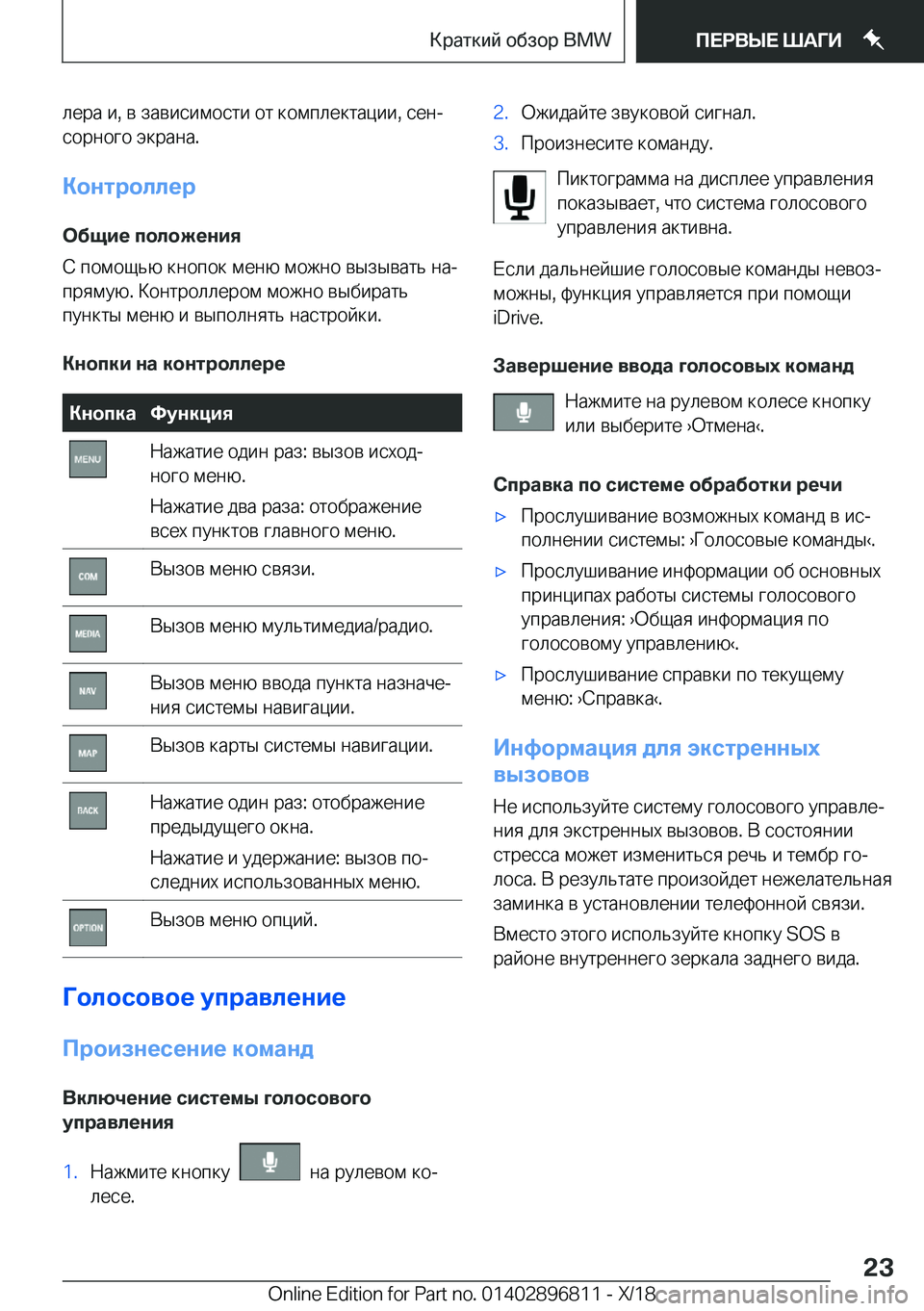 BMW 7 SERIES 2019  Руково  