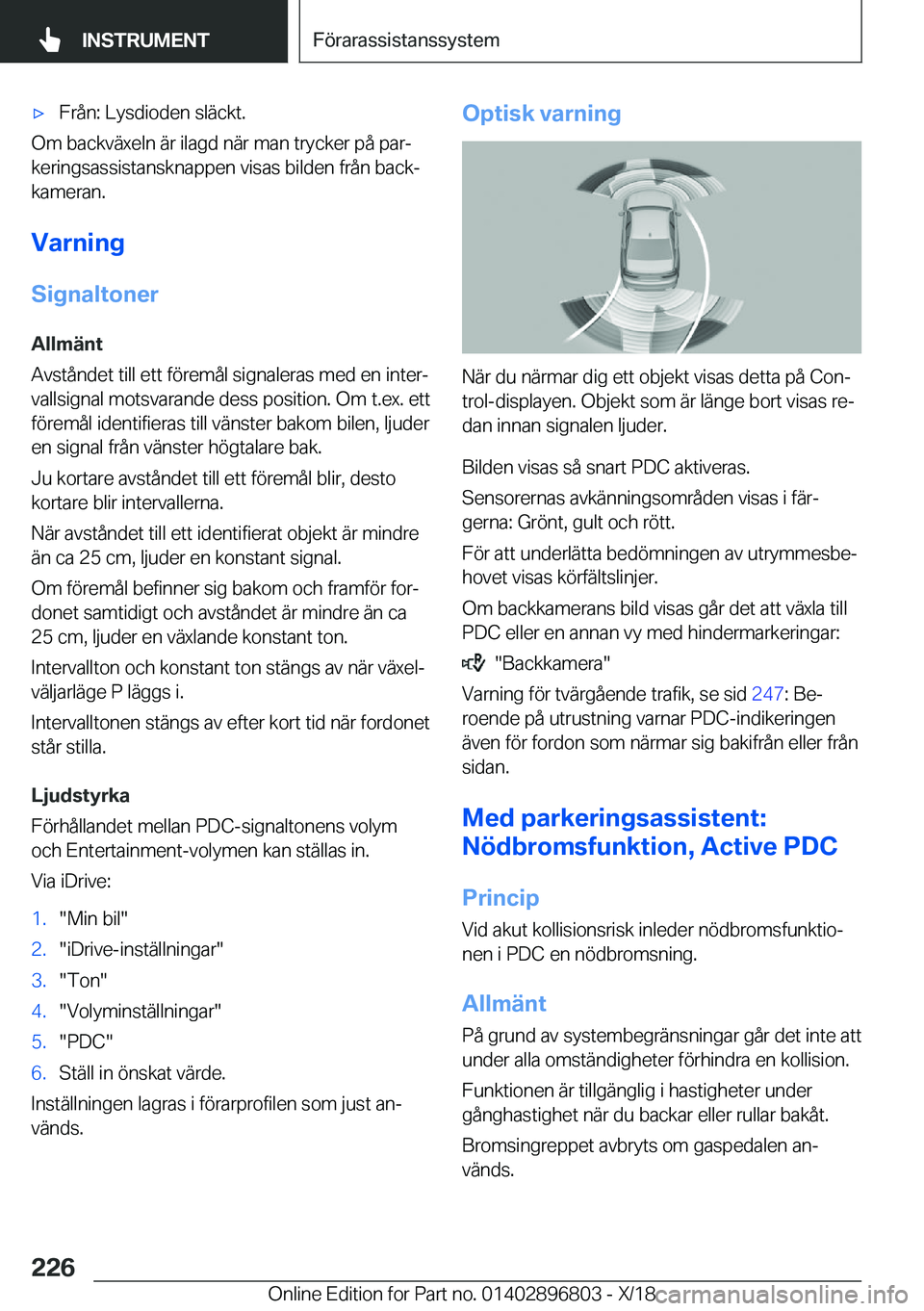 BMW 7 SERIES 2019  InstruktionsbÖcker (in Swedish) 'x�F�r�å�n�:��L�y�s�d�i�o�d�e�n��s�l�ä�c�k�t�.
�O�m��b�a�c�k�v�ä�x�e�l�n��ä�r��i�l�a�g�d��n�ä�r��m�a�n��t�r�y�c�k�e�r��p�å��p�a�rj
�k�e�r�i�n�g�s�a�s�s�i�s�t�a�n�s�k�n�a�p�p�e�n�
