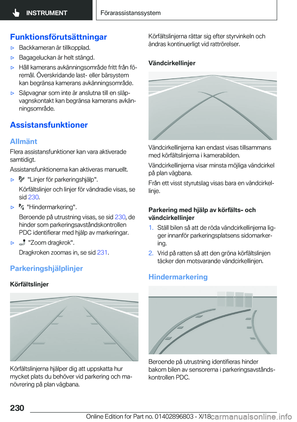 BMW 7 SERIES 2019  InstruktionsbÖcker (in Swedish) �F�u�n�k�t�i�o�n�s�f�