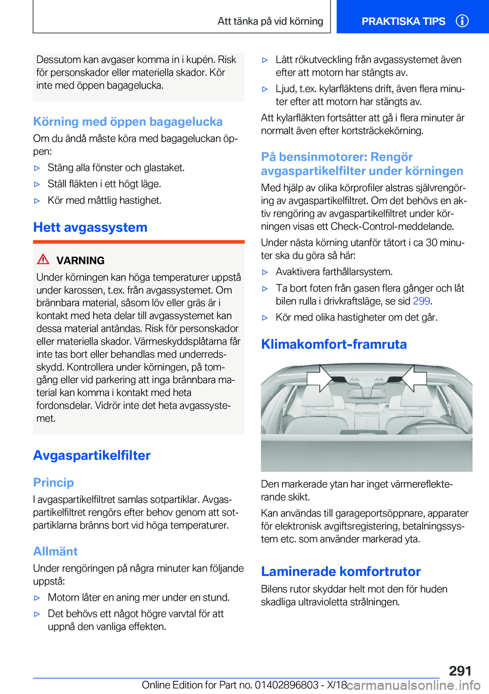 BMW 7 SERIES 2019  InstruktionsbÖcker (in Swedish) �D�e�s�s�u�t�o�m��k�a�n��a�v�g�a�s�e�r��k�o�m�m�a��i�n��i��k�u�p�
