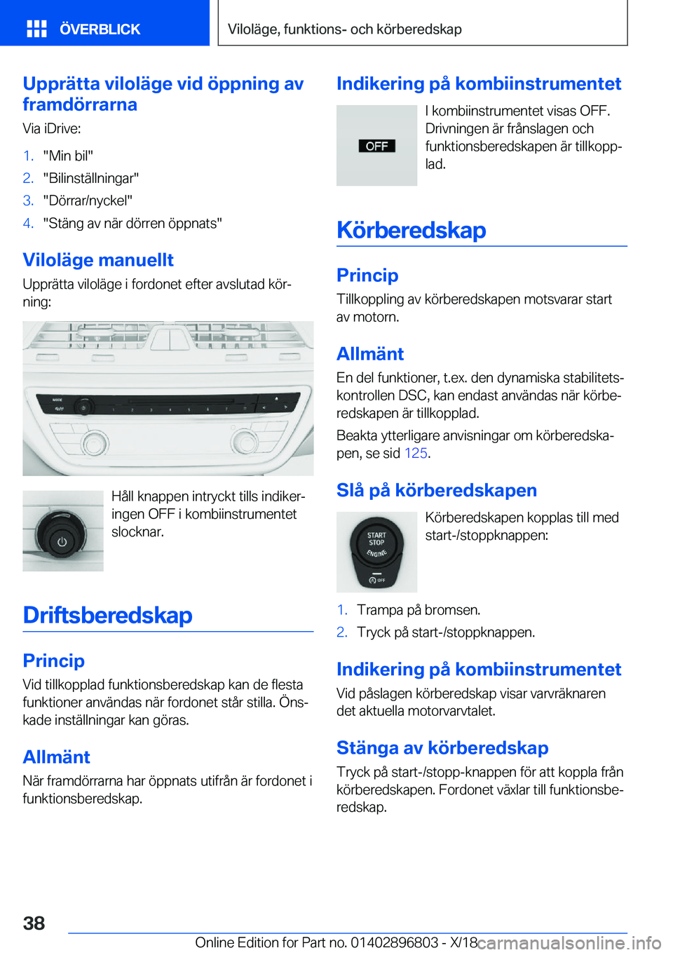 BMW 7 SERIES 2019  InstruktionsbÖcker (in Swedish) �U�p�p�r�ä�t�t�a��v�i�l�o�l�ä�g�e��v�i�d��