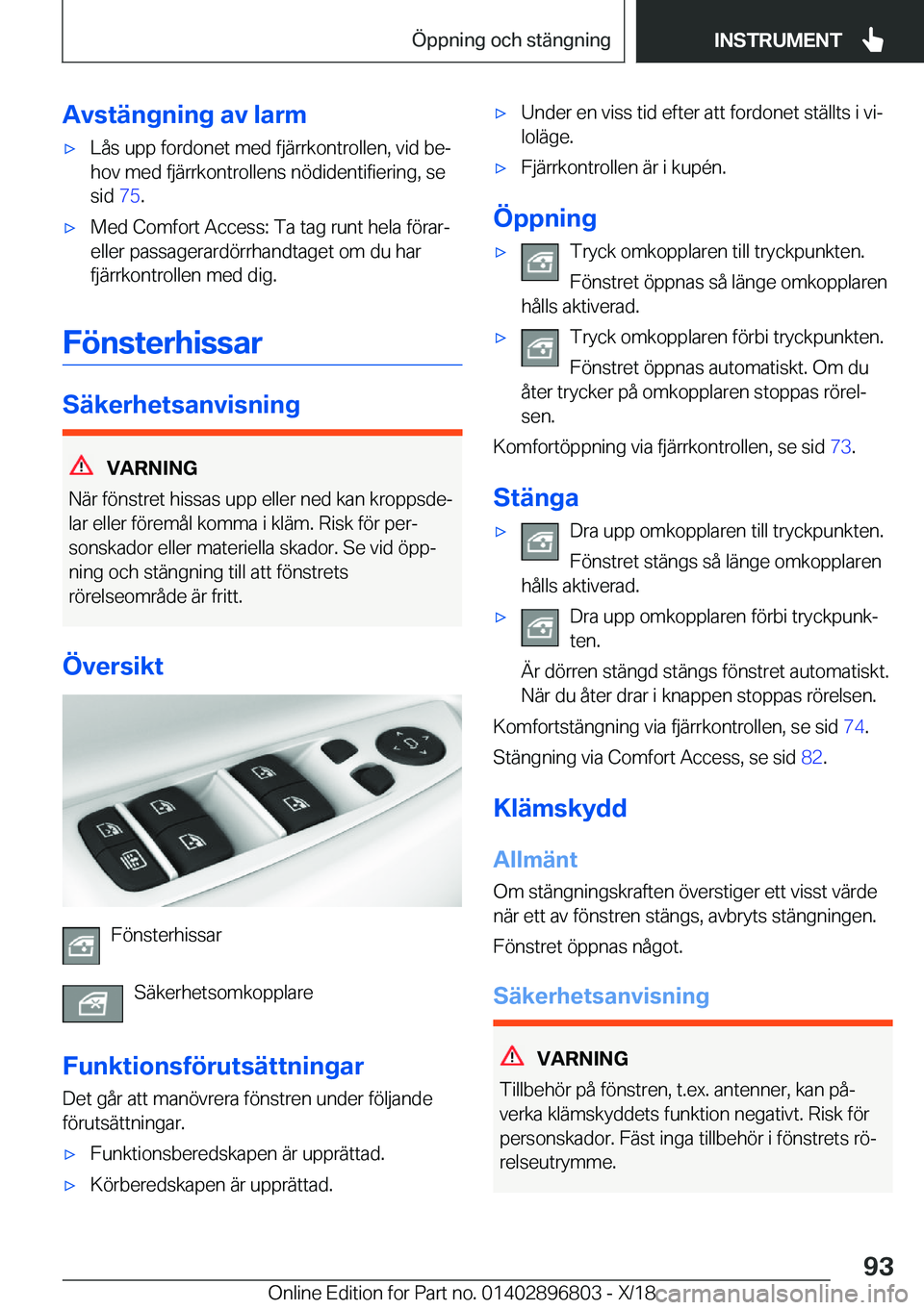 BMW 7 SERIES 2019  InstruktionsbÖcker (in Swedish) �A�v�s�t�ä�n�g�n�i�n�g��a�v��l�a�r�m'x�L�å�s��u�p�p��f�o�r�d�o�n�e�t��m�e�d��f�j�ä�r�r�k�o�n�t�r�o�l�l�e�n�,��v�i�d��b�ej�h�o�v��m�e�d��f�j�ä�r�r�k�o�n�t�r�o�l�l�e�n�s��n�