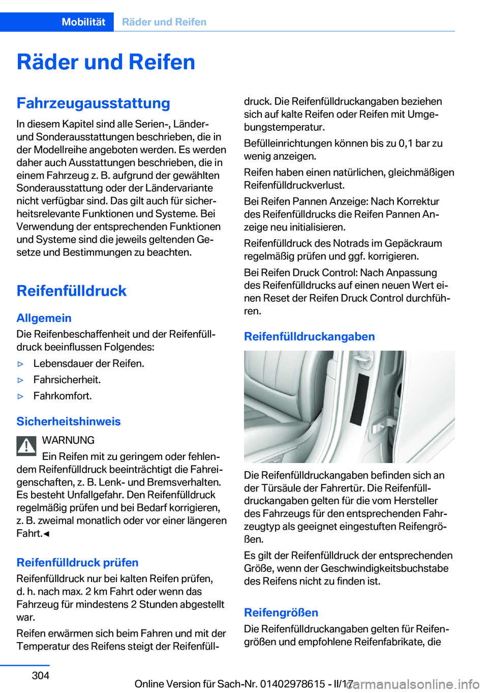 BMW 7 SERIES 2018  Betriebsanleitungen (in German) �R�