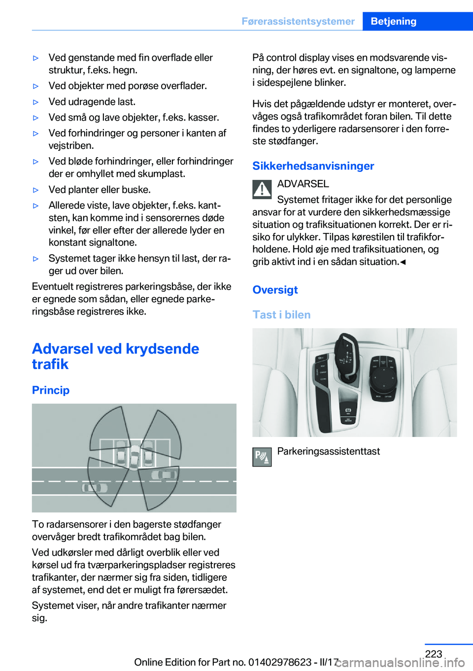 BMW 7 SERIES 2018  InstruktionsbØger (in Danish) 'y�V�e�d� �g�e�n�s�t�a�n�d�e� �m�e�d� �f�i�n� �o�v�e�r�f�l�a�d�e� �e�l�l�e�r�s�t�r�u�k�t�u�r�,� �f�.�e�k�s�.� �h�e�g�n�.'y�V�e�d� �o�b�j�e�k�t�e�r� �m�e�d� �p�o�r�