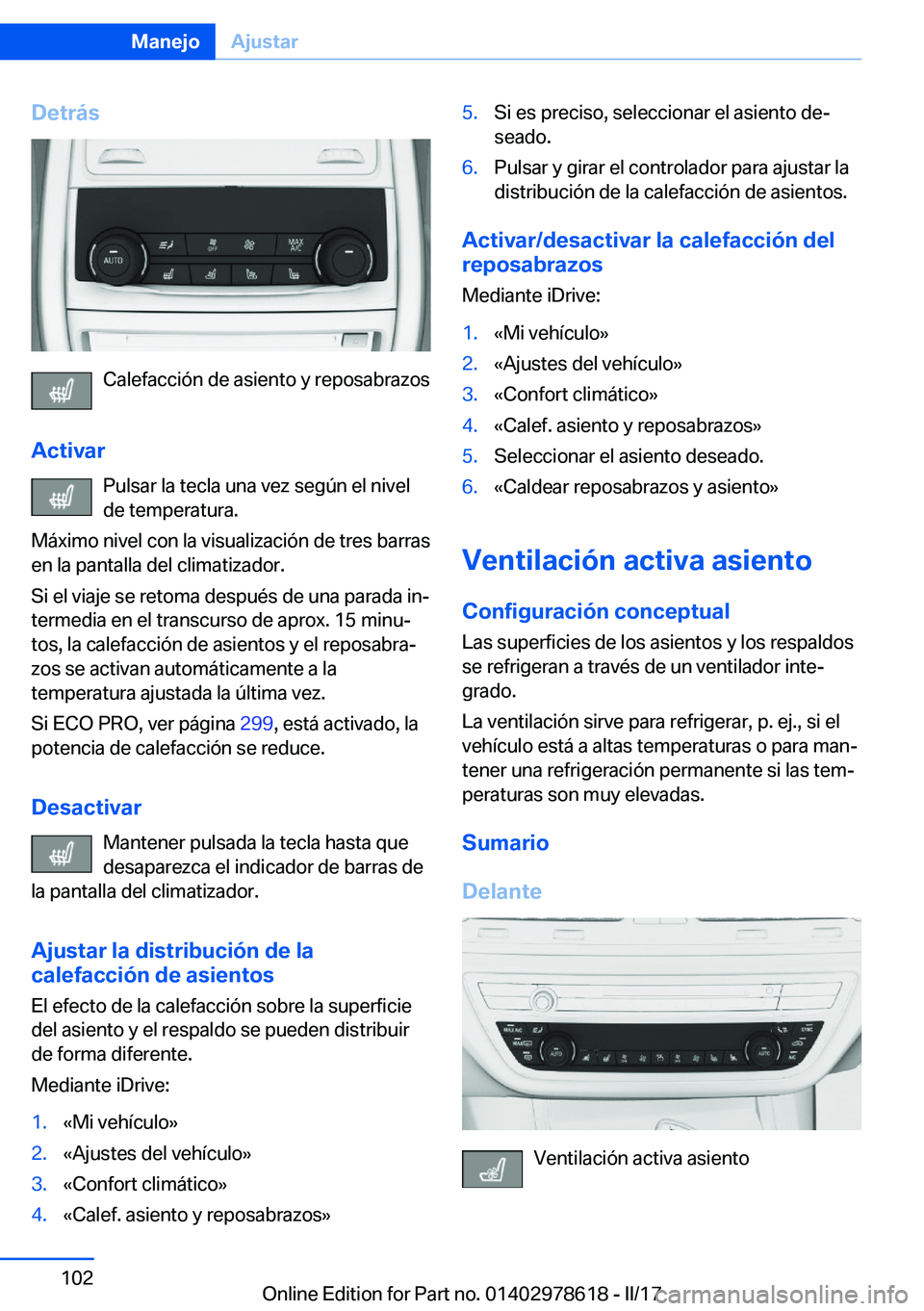 BMW 7 SERIES 2018  Manuales de Empleo (in Spanish) �D�e�t�r�