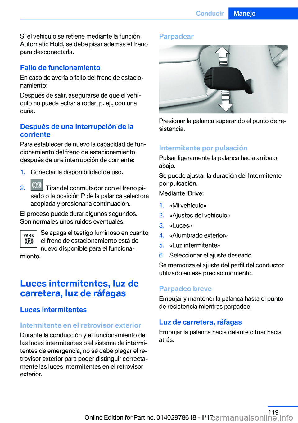 BMW 7 SERIES 2018  Manuales de Empleo (in Spanish) �S�i� �e�l� �v�e�h�