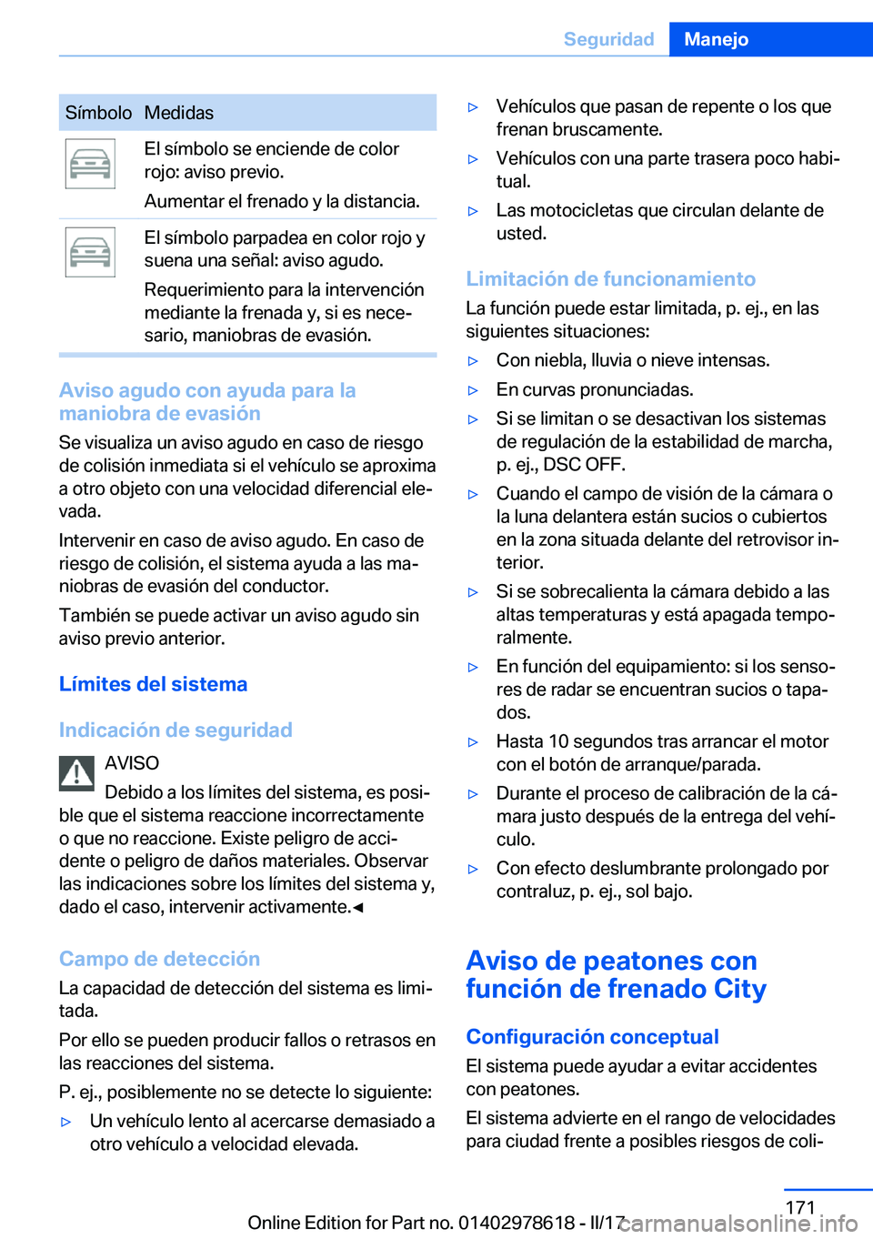 BMW 7 SERIES 2018  Manuales de Empleo (in Spanish) �S�